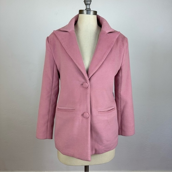 Song of Style Dahlia Blazer in Dusty Pink - Picture 1 of 7